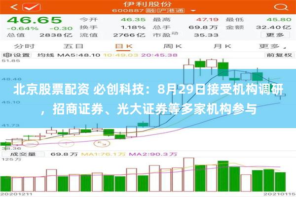 北京股票配资 必创科技：8月29日接受机构调研，招商证券、光