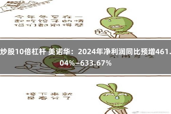 炒股10倍杠杆 美诺华：2024年净利润同比预增461.04